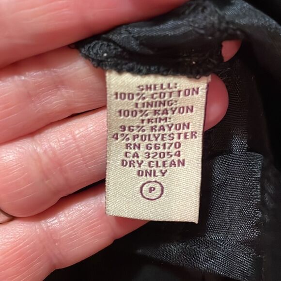 Free People Black & Silver Tiered Ruffle Hem Skirt - Picture 6 of 6